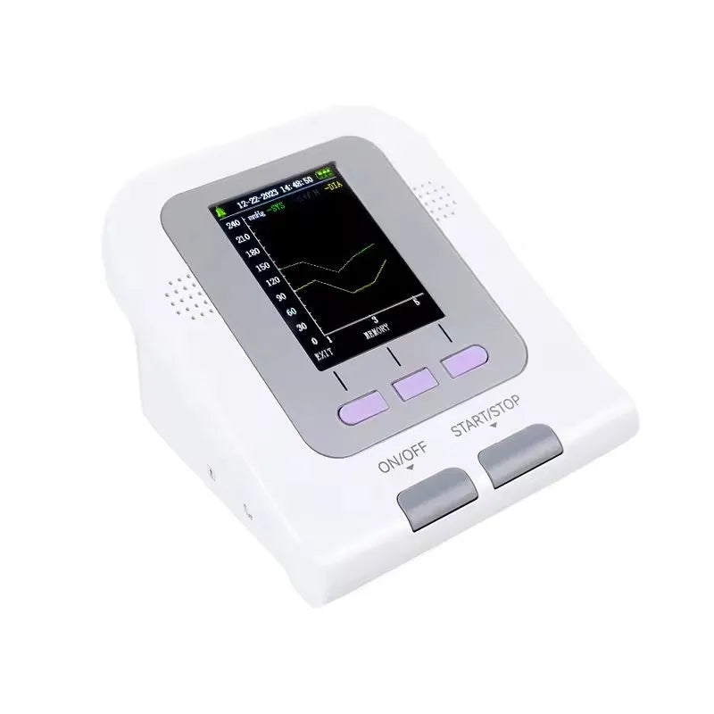 CONTEC08A veterinary digital blood pressure monitor with colour display and animal cuff