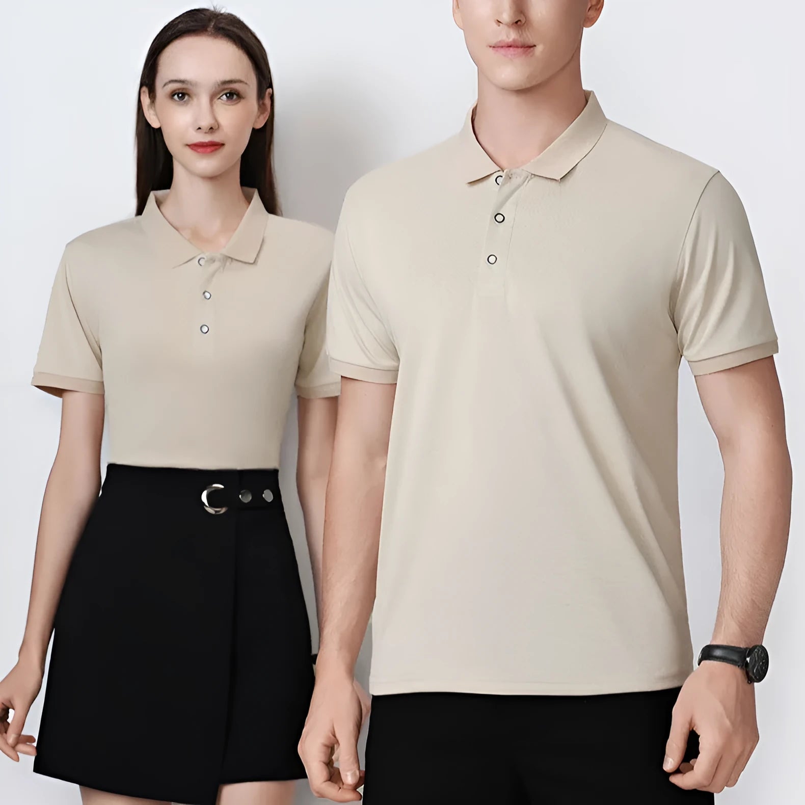 Ice silk polo shirt with advertising logo pattern in multiple colours and sizes