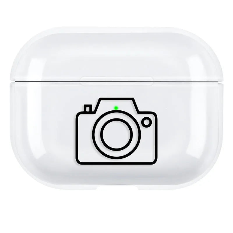 PC protective shell for AirPods Pro 3 in simple solid colour design