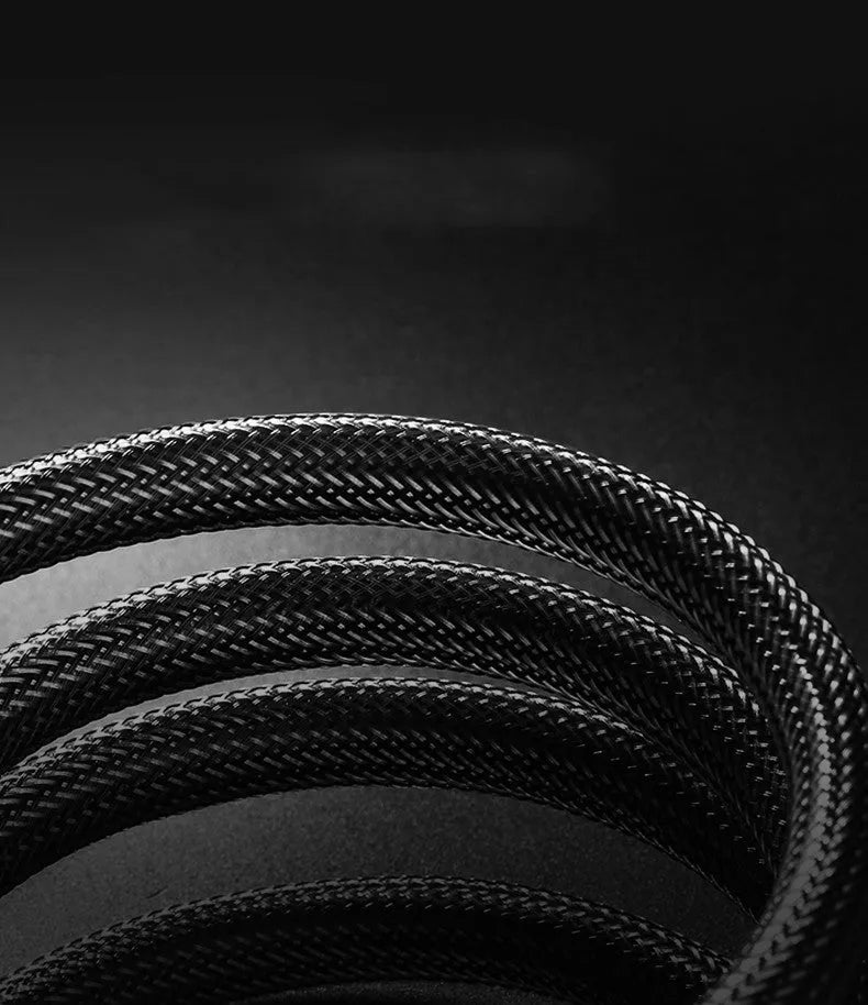 HDMI cable with gold connectors showing length options from 0.5 to 5 metres