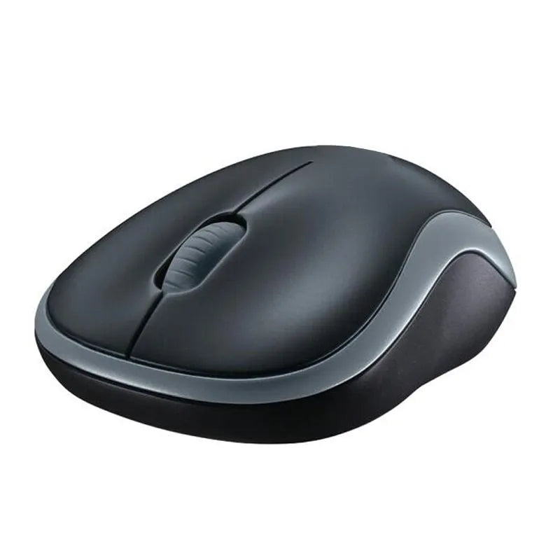 Compact wireless mouse model 185/186 in blue with USB receiver, 1200 DPI three-button design