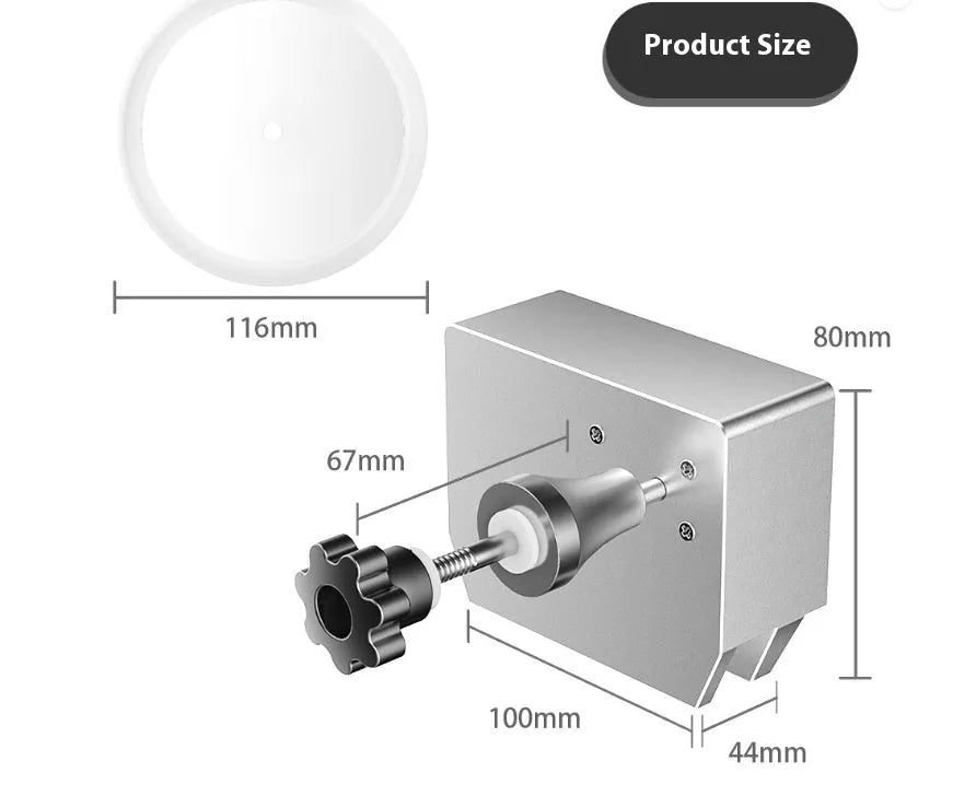 Ultrasonic cleaning machine with single slot and digital controls for disc maintenance