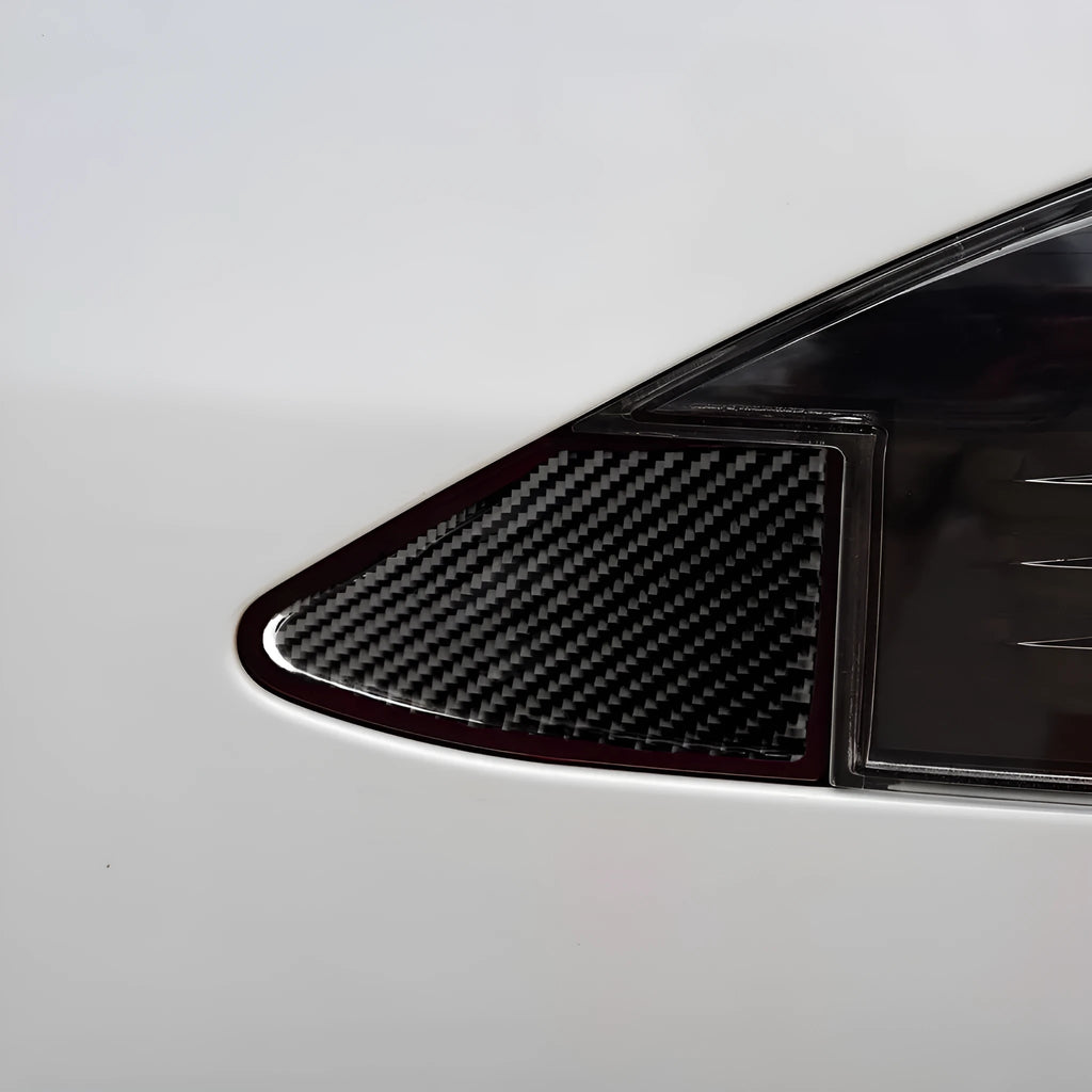Carbon fibre decorative sticker for USB charging port panel with 3M adhesive backing