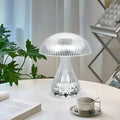 USB rechargeable touch night lamp with 20x16cm acrylic light body showing three colour settings