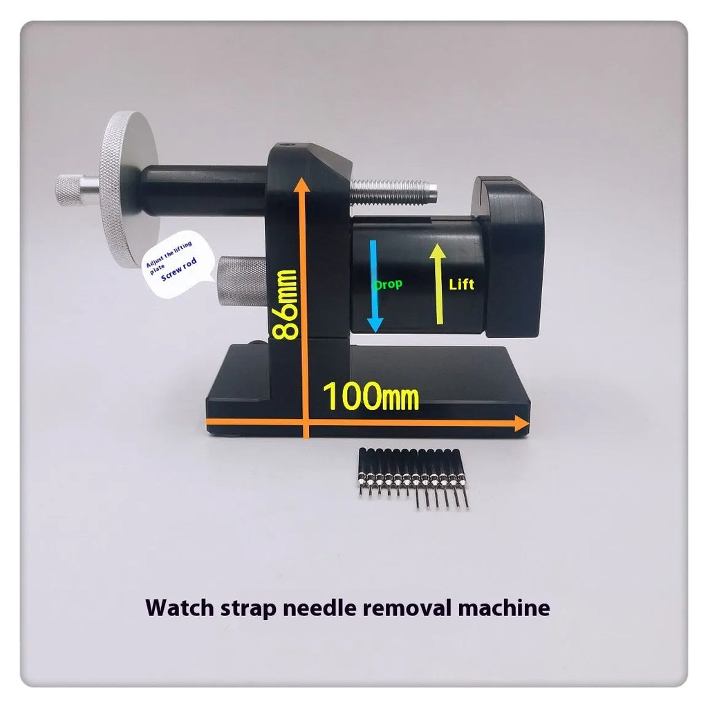 Alloy steel watch strap removal machine tool for professional watch repair workshops