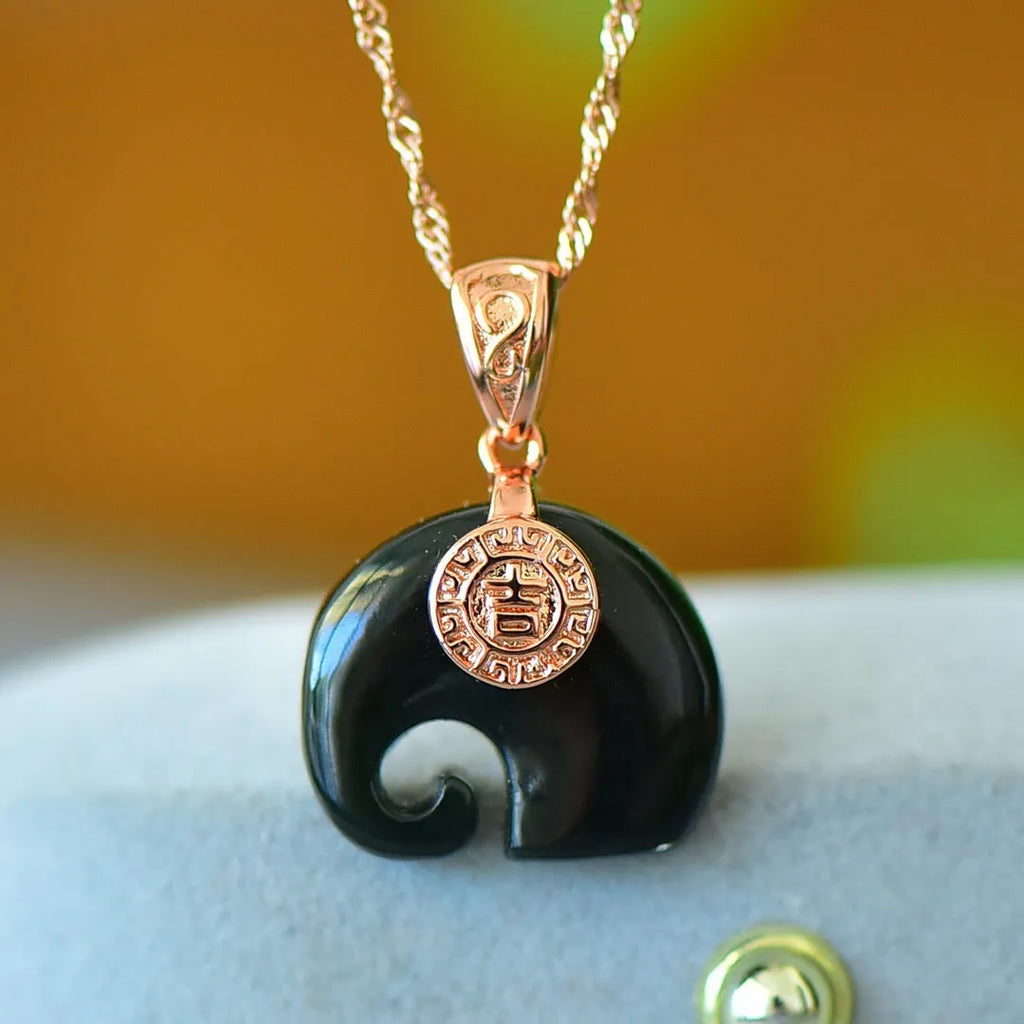 Natural Hetian Jade pendant with copper inlay work in modern minimalist style