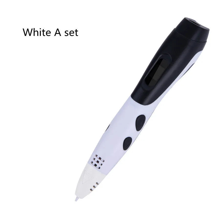 Plastic 3D printing pen with USB cable set for PLA and ABS filament
