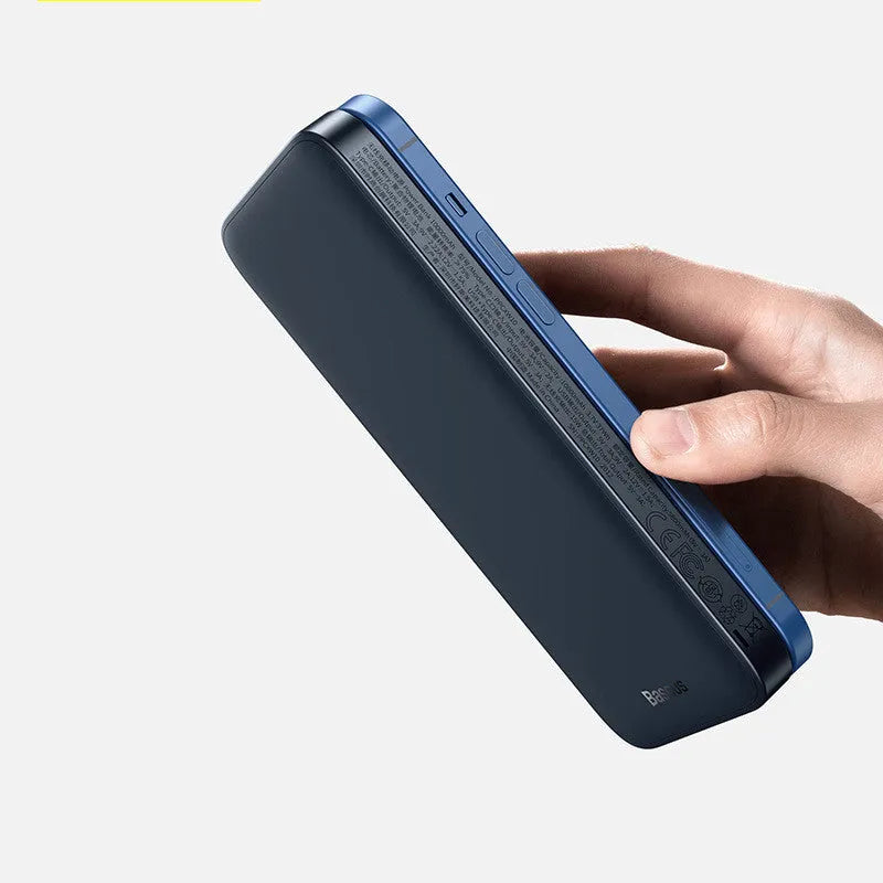 Baseus blue magnetic wireless power bank 10000mAh for Apple iPhone