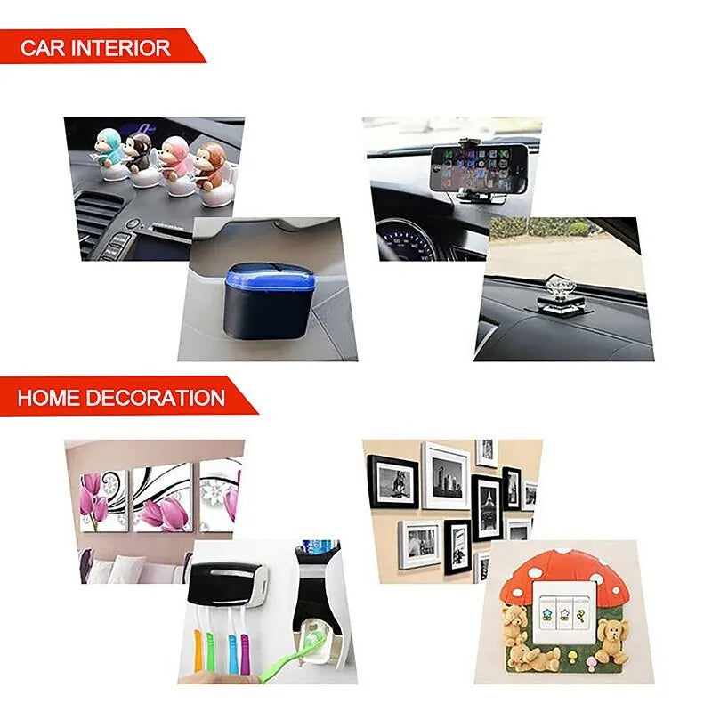 Roll of transparent acrylic foam double sided tape for car stickers and home decoration in 3m length