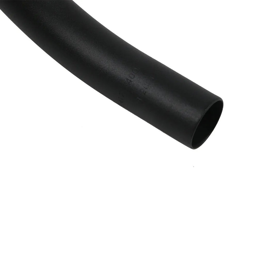 Black aluminium alloy road bike drop handlebar with printed width markings showing 31.8mm clamp diameter