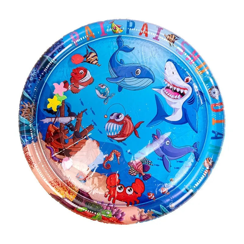 PVC inflatable pet cooling water bed mattress in dolphin and shark designs