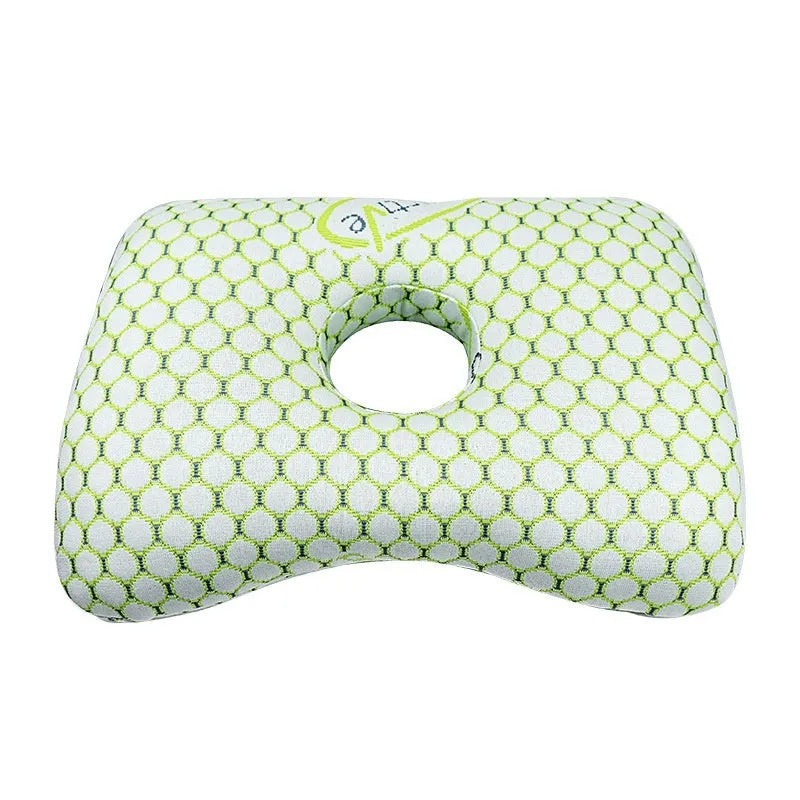 Single hole ear pillow for beauty salon with New Chinese style design and polyester fibre filling