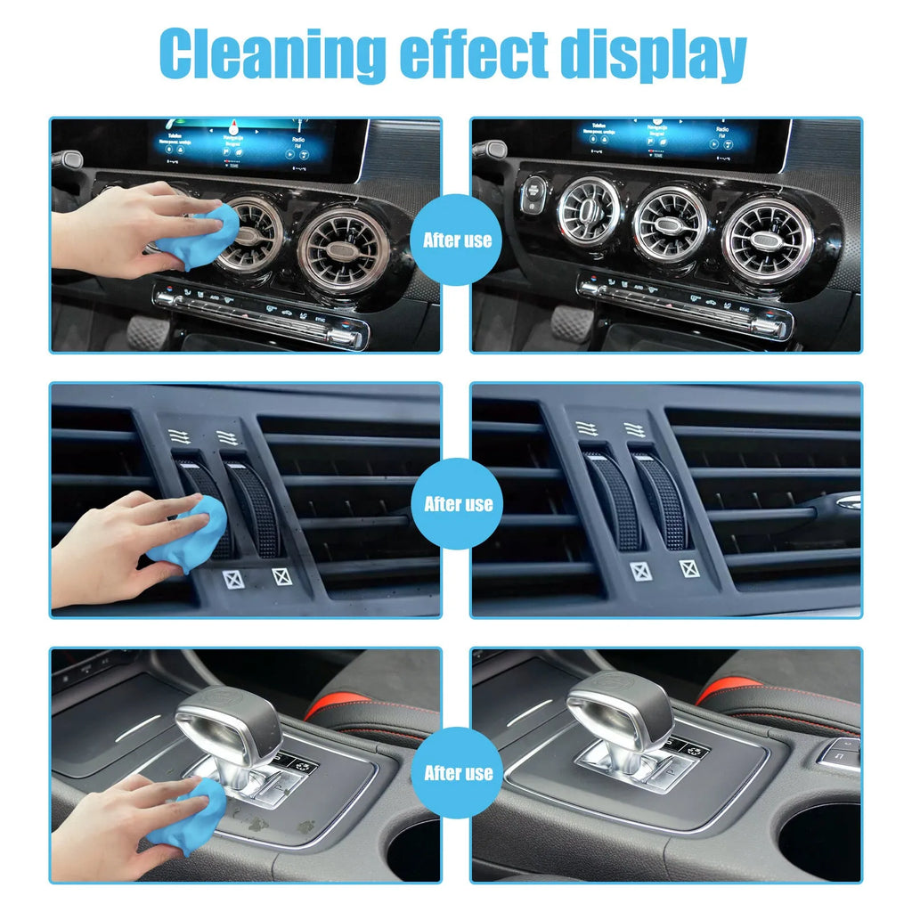 Pack of car cleaning mud for dust removal from vents and gaps, showing 20g compound.