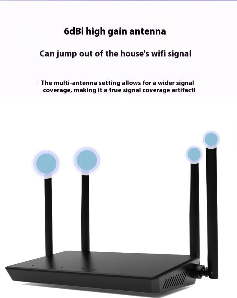 Portable WiFi router with 300m range and metal housing in white or black colour