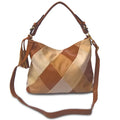 Women's PU crossbody sling bag in black with horizontal square shape and outer sandwich pocket