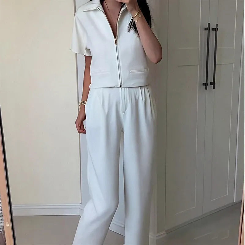 Women's loose fit casual polyester top in white, black, or yellow with short sleeves and Asian sizing options