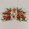 Christmas garland decorations including stair wall hanging, lintel, rattan and traditional styles with optional lighting
