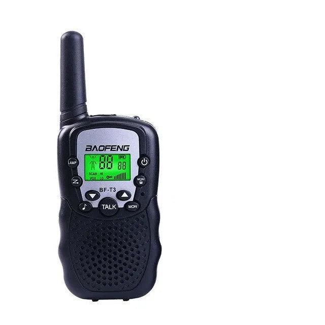 Child walkie talkie set with two handheld radios in choice of colours