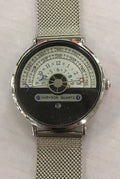 Men's gold and silver sports watch with 40mm dial and stainless steel or leather straps