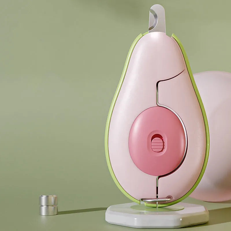 Professional pet nail clippers with LED light for small dogs and cats, in green, pink, or white.