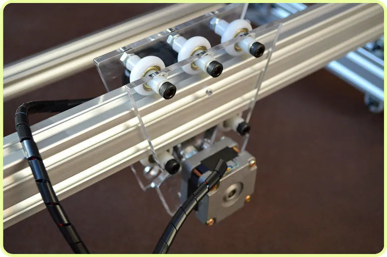 3000mW miniature laser engraving machine with a 400mm by 300mm base plate for marking and lettering