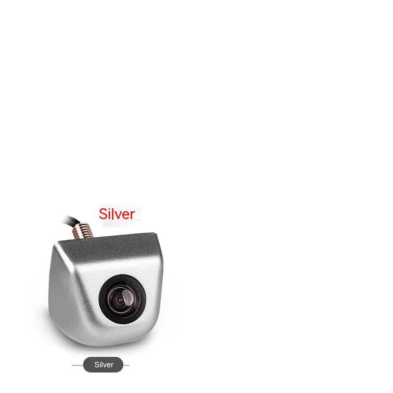 HD waterproof car reversing camera with metal shell and integrated cable