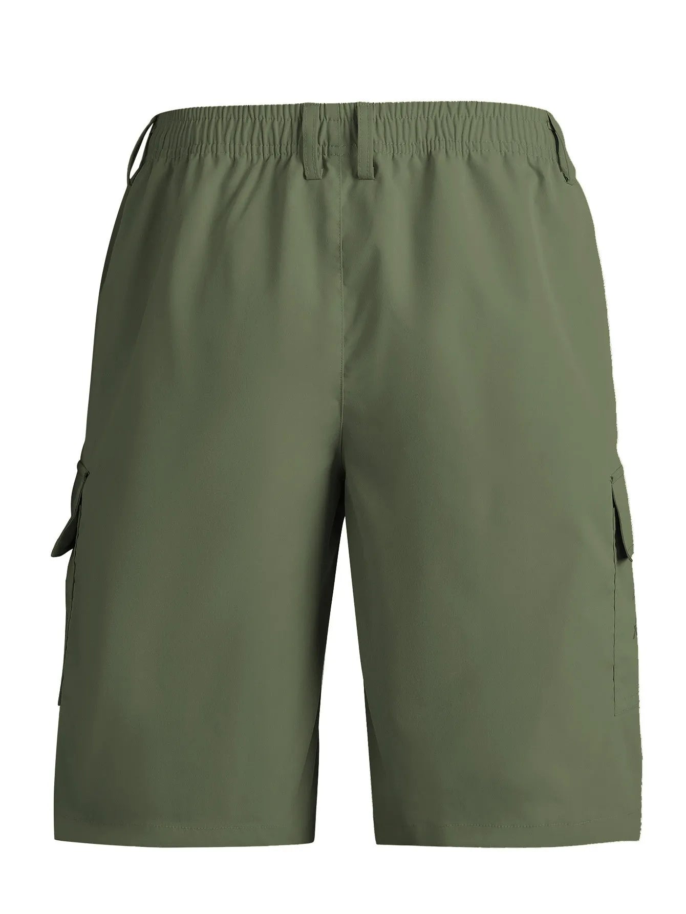 American style loose straight casual sports shorts in polyester fabric with micro elasticity