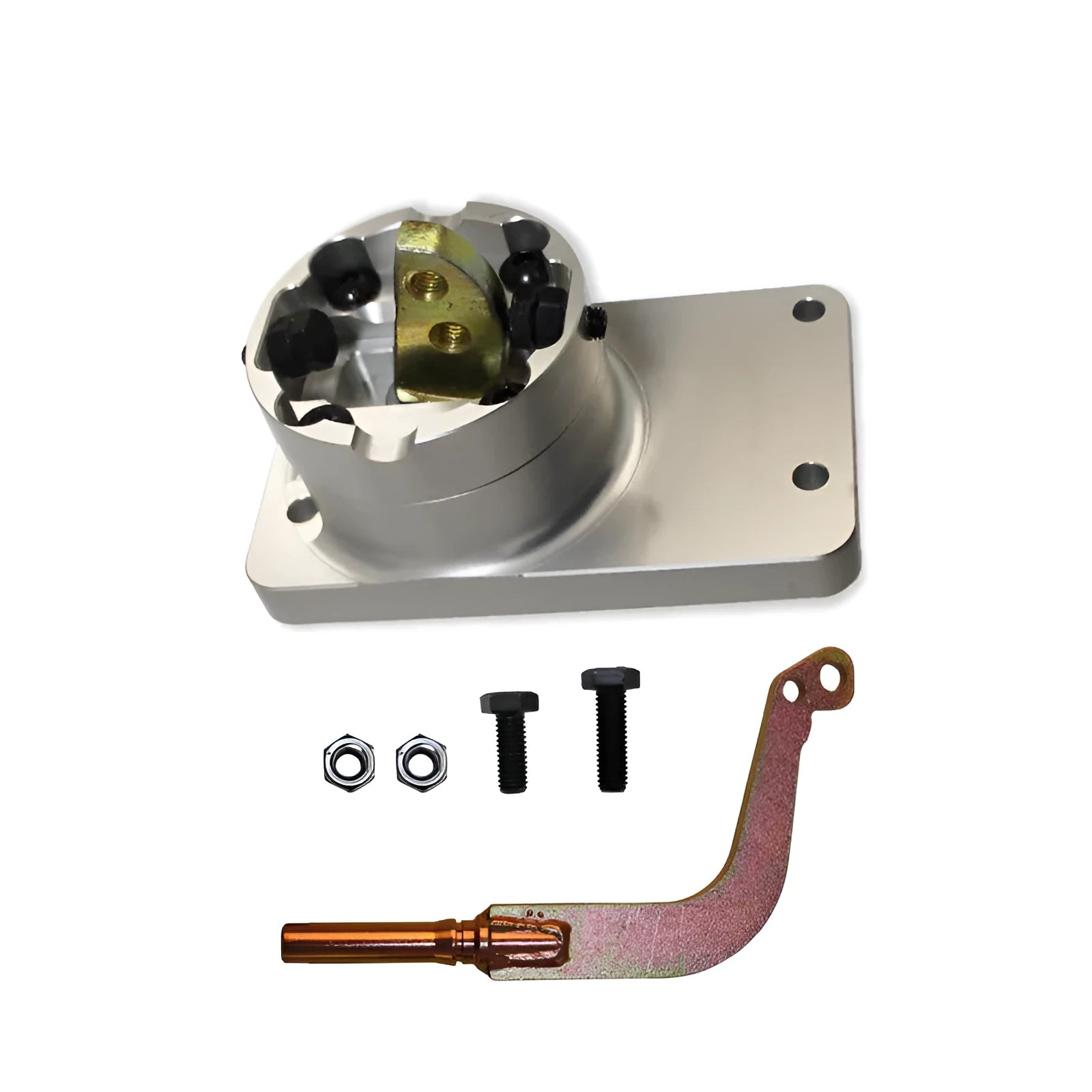 Silver aluminium alloy quick short shift gear lever for Horton model cars