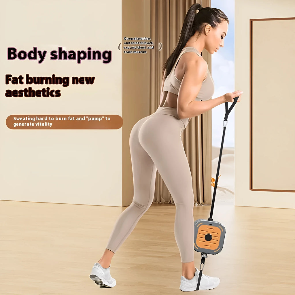Power pump adjustable chest expander with ABS construction in orange or blue colour