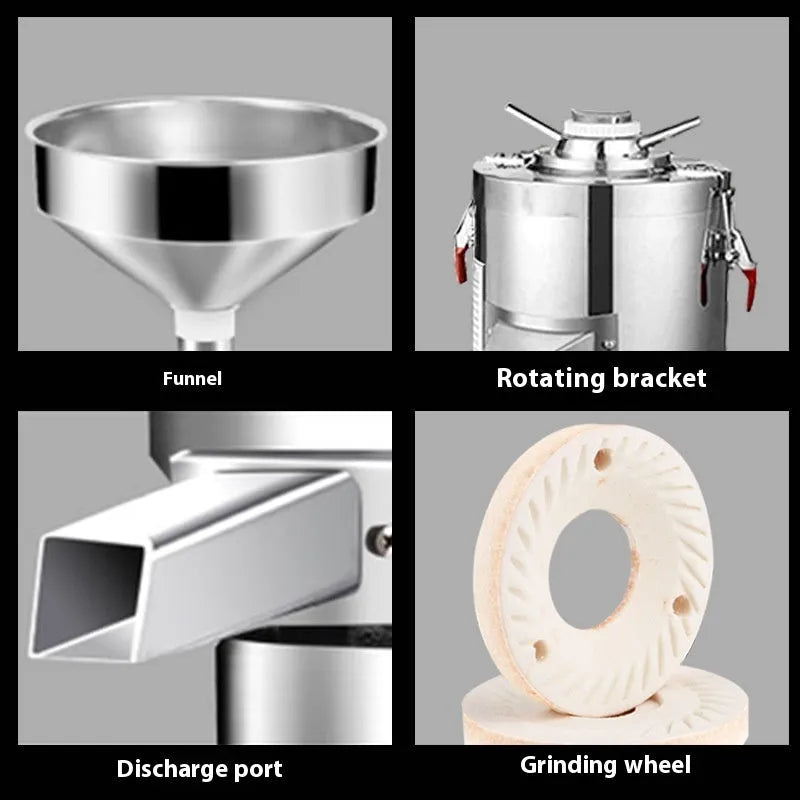 ZX-100Y electric sesame paste grinding machine with stainless steel construction