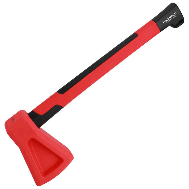 Red plastic home fitness axe muscle trainer equipment for resistance training