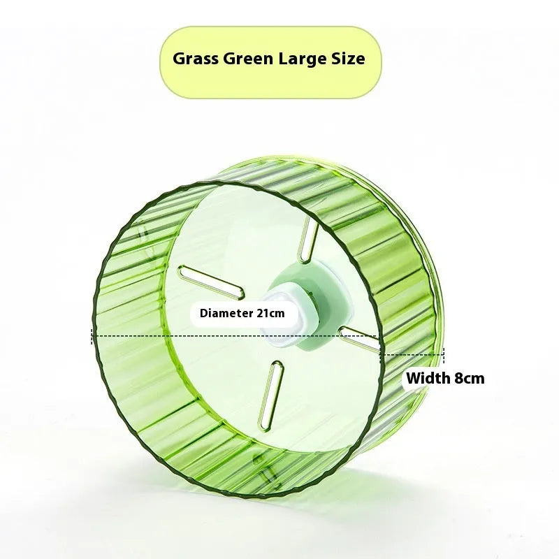 Parrot wheel running toy for birds in plastic with self-hi xuanfeng peony design
