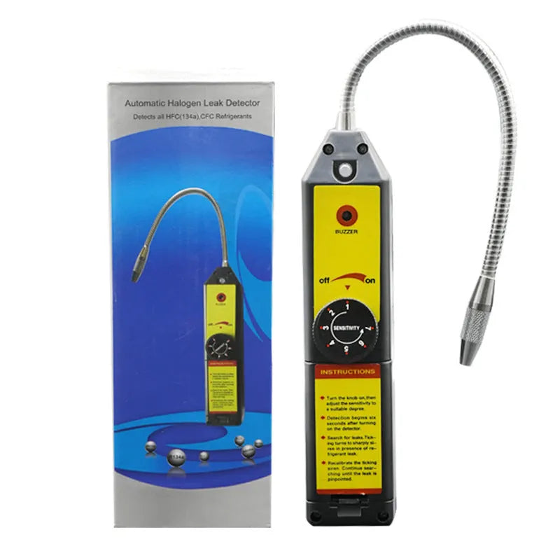 WJL-6000 halogen car leak detector with 20cm probe for refrigerant system testing