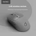 Mute wireless Bluetooth computer mouse in Matcha Green colour showing silent click design