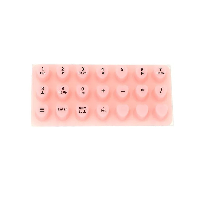 70 anti-static silicone keycaps for long nails in assorted colours including black, clear, mint green, pink, and purple