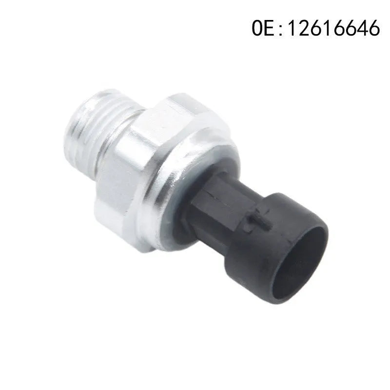 Silver metal fuel pressure sensor for GM vehicles with part numbers 12616646, 12677836, D1846A