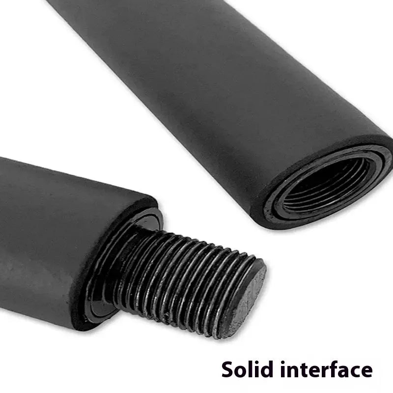 Two-segment push-and-pull rod fitness stick for resistance training exercises