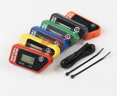 Black YSDS waterproof LCD maintenance timer for engines