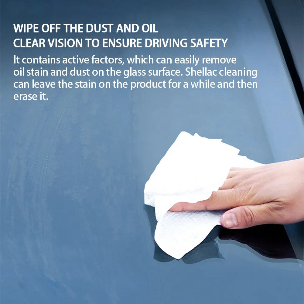 Glass oil film remover cleaning cream paste container in 50ml, 100ml, or 200ml size for car windows