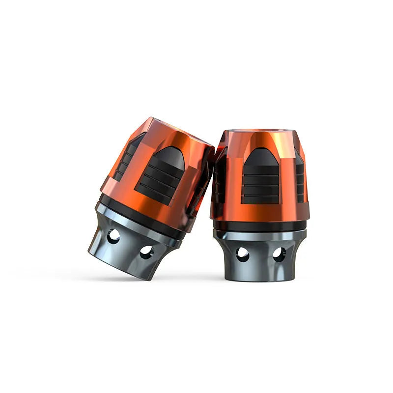 Aluminium alloy fork cup pair in blue, gold, orange, red, silver, black or green for motorcycle electric car front axle