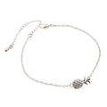 Gold and silver alloy pineapple bracelet for women with adjustable clasp