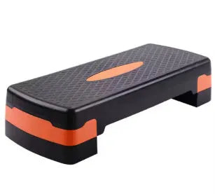 Grey Fit Step aerobics platform made of ABS plastic, measuring 68cm long by 28cm wide by 15cm high.