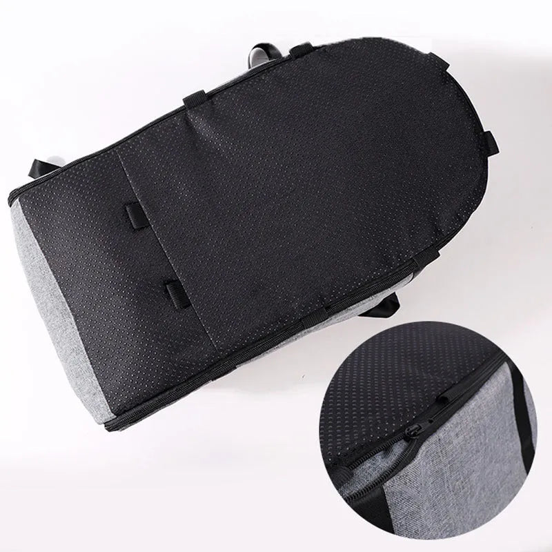 Outdoor cloth pet kennel for dogs in four colour options including grey mesh design