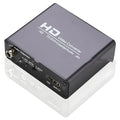 Black HDMI to DVI converter with 1.5 metre cable and coaxial audio output