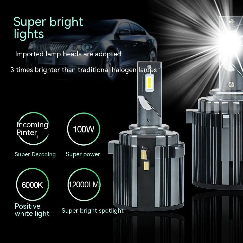 Golf 7 Touran L specific LED low beam headlight unit with aviation aluminium alloy housing.