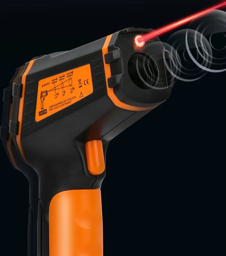ST390A handheld infrared thermometer with laser sight for non-contact temperature measurement