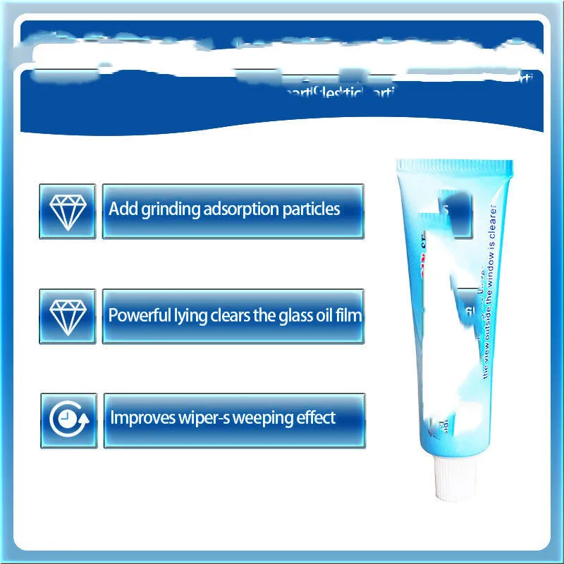 15ml bottle of automotive glass anti-fog and rain repellent treatment in a white English bag.