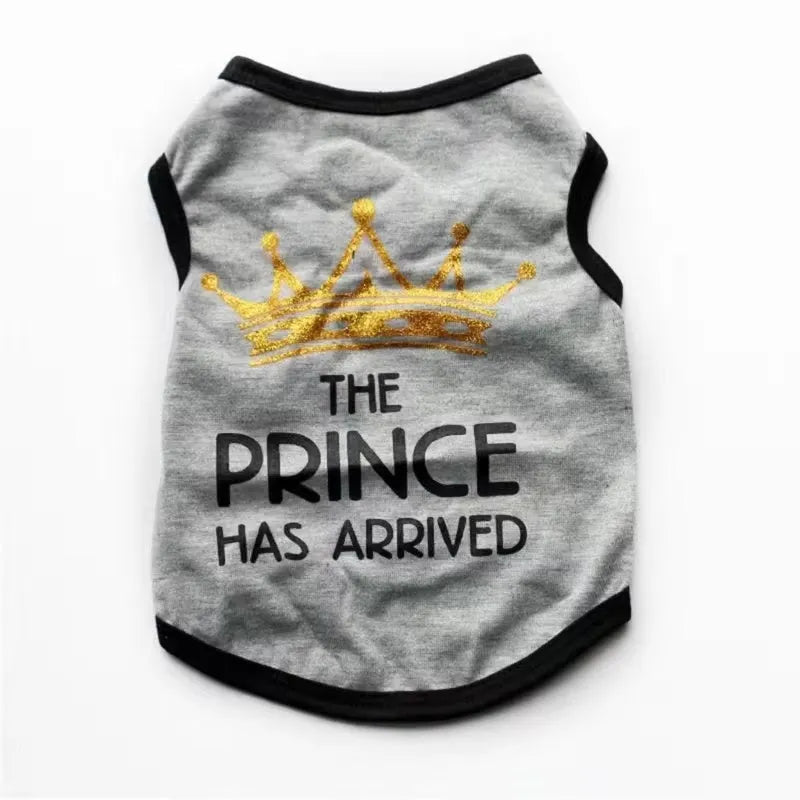 A lightweight cotton vest for puppies in a choice of colours, suitable for spring and summer wear.