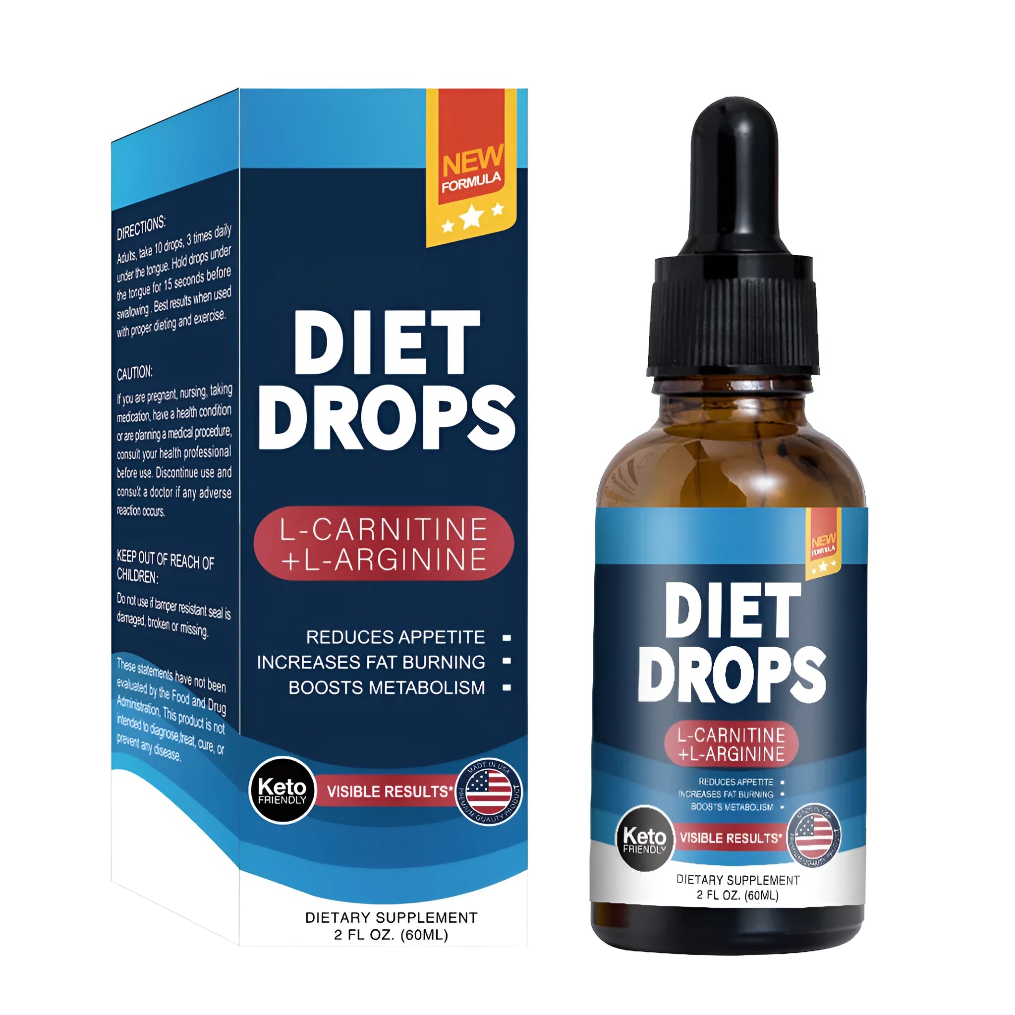 60ml bottle of ketone drops supplement with refrigeration storage requirement