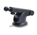 Car phone bracket with telescopic adjustable rod for dashboard mounting